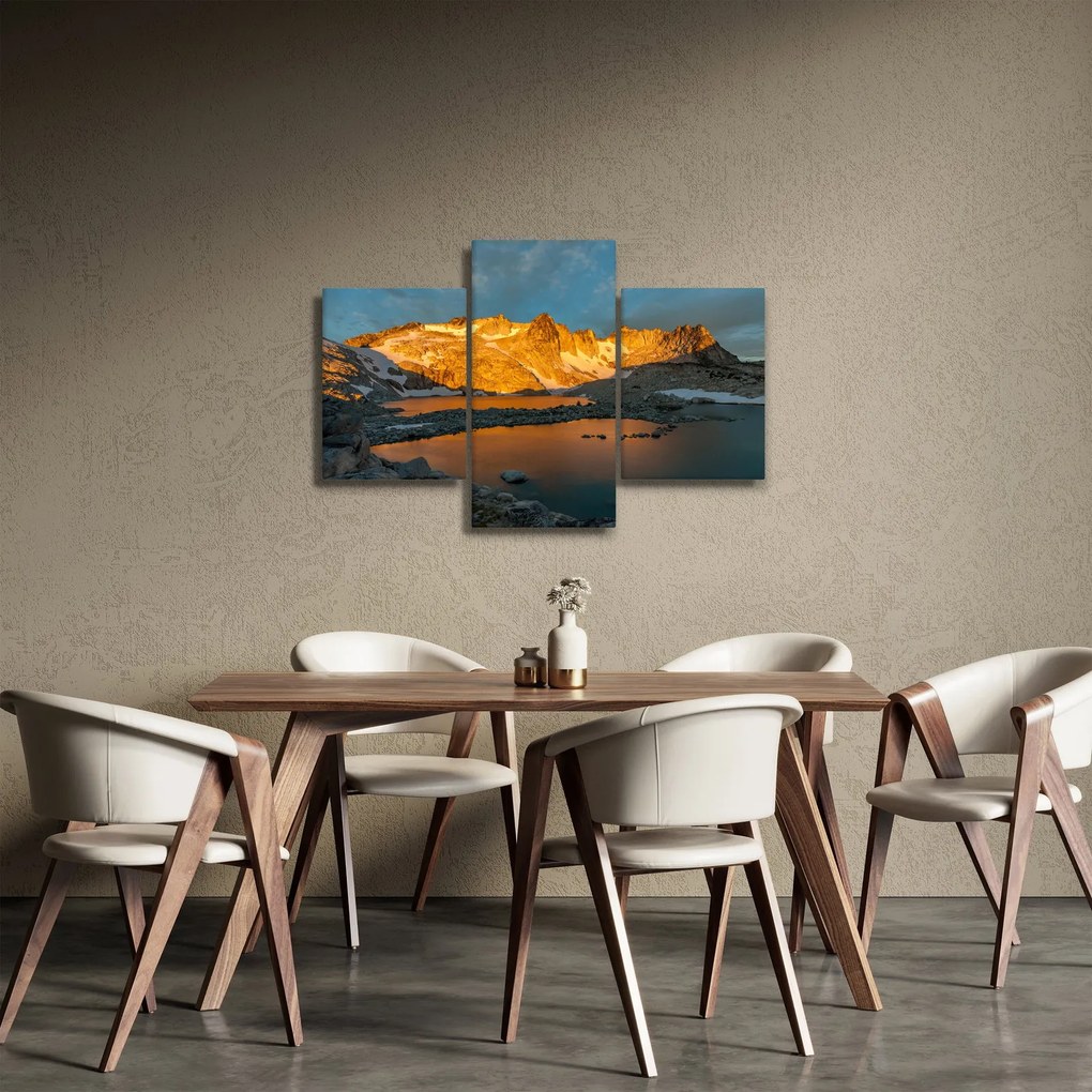 Egy hegyvidéki táj képe (90x60 cm)