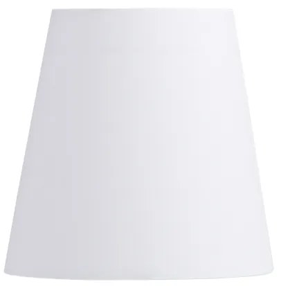RENDL R11800 CONNY lámpabúra, asztali/állólámpa búrák Polycotton fehér/fehér PVC