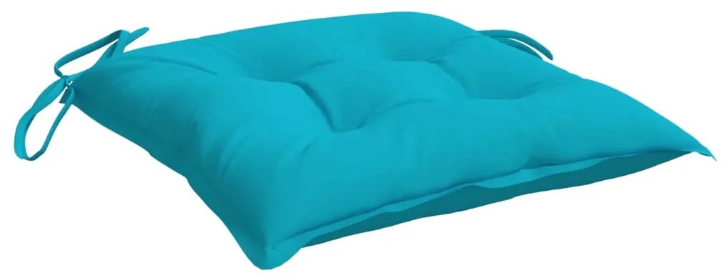 2 db türkiz oxford szövet kerti székpárna 50 x 50 x 7 cm