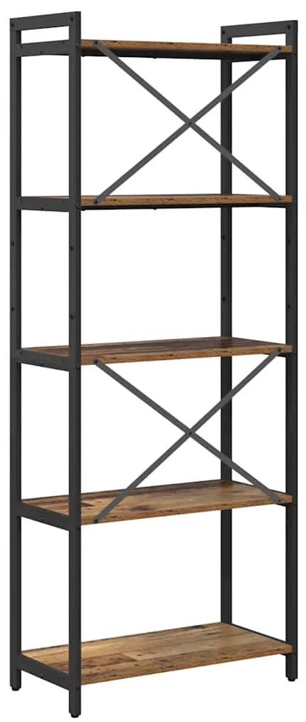 Könyvszekrény Régi fa 60 x 30 x 153 cm Faanyag