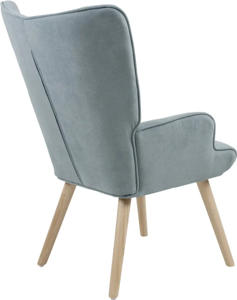 Relaxační křeslo, modrá, látka, AK-301 BLUE2