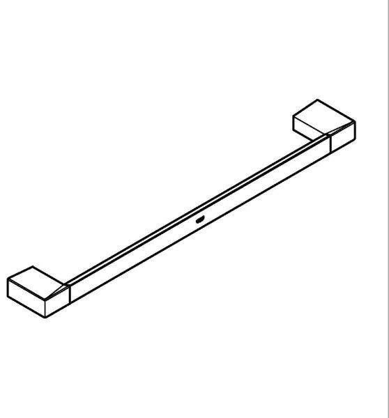 GROHE 40767000 - Törölközőtartó SELECTION CUBE 500 mm fényes króm