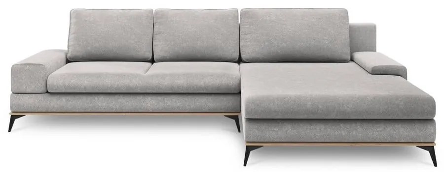 Planet világosszürke kinyitható sarokkanapé, jobb oldali - Windsor &amp; Co Sofas