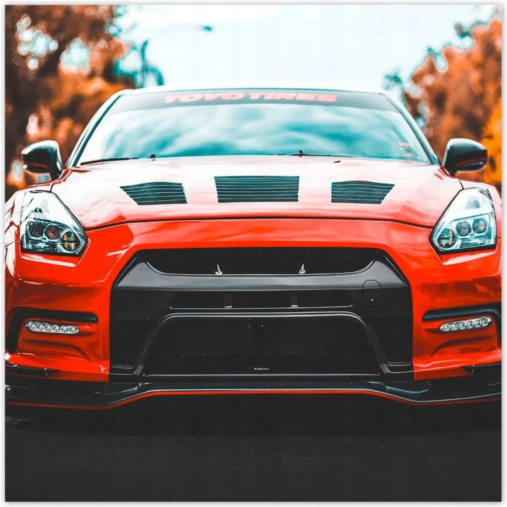 Poszterek 100x100 Nissan Skyline gtr 2017