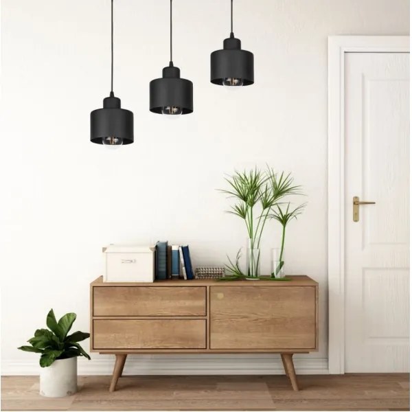 Csillár zsinóron BODO 3xE27/60W/230V