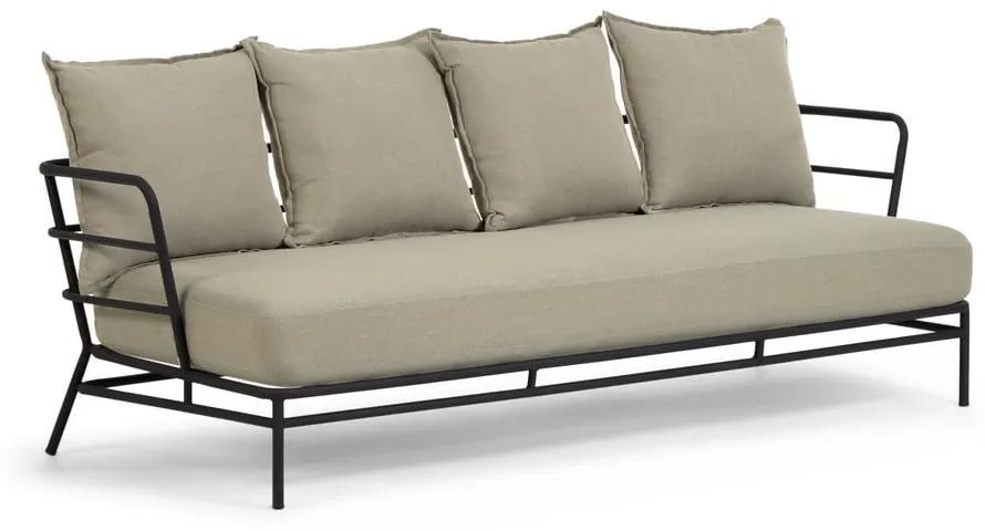 Mareluz bézs fémszerkezetű kerti kanapé - La Forma