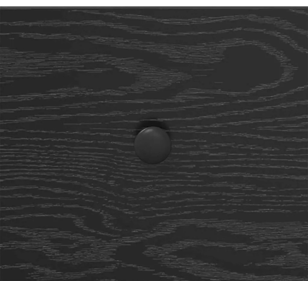 Konzolasztal fiókkal Fekete tölgy 100 x 34,5 x 75 cm Faanyag