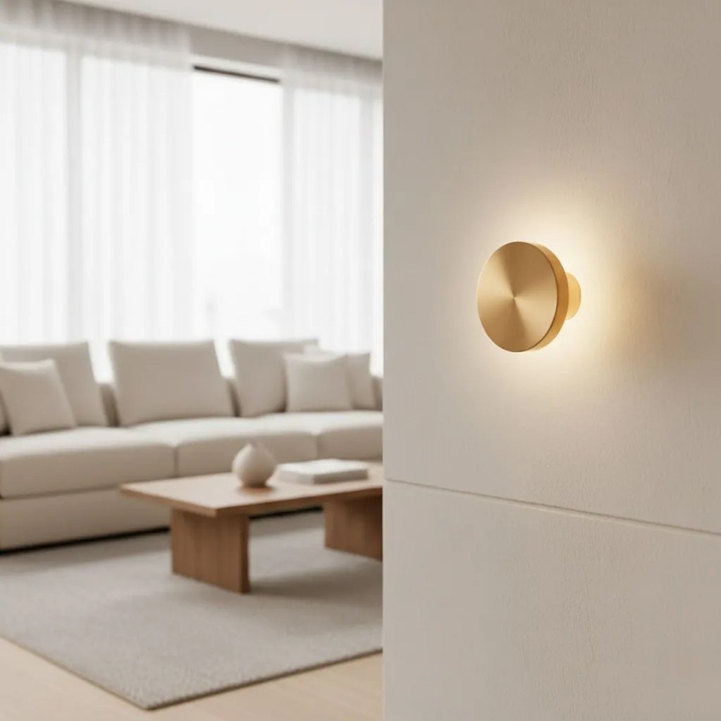 Aura 15520-L antik fém LED falilámpa