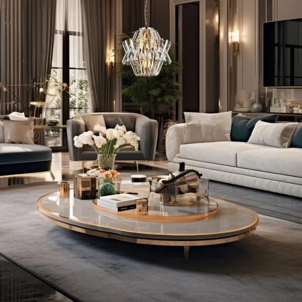 Kristály csillár láncon CROWN 4xE14/40W/230V króm