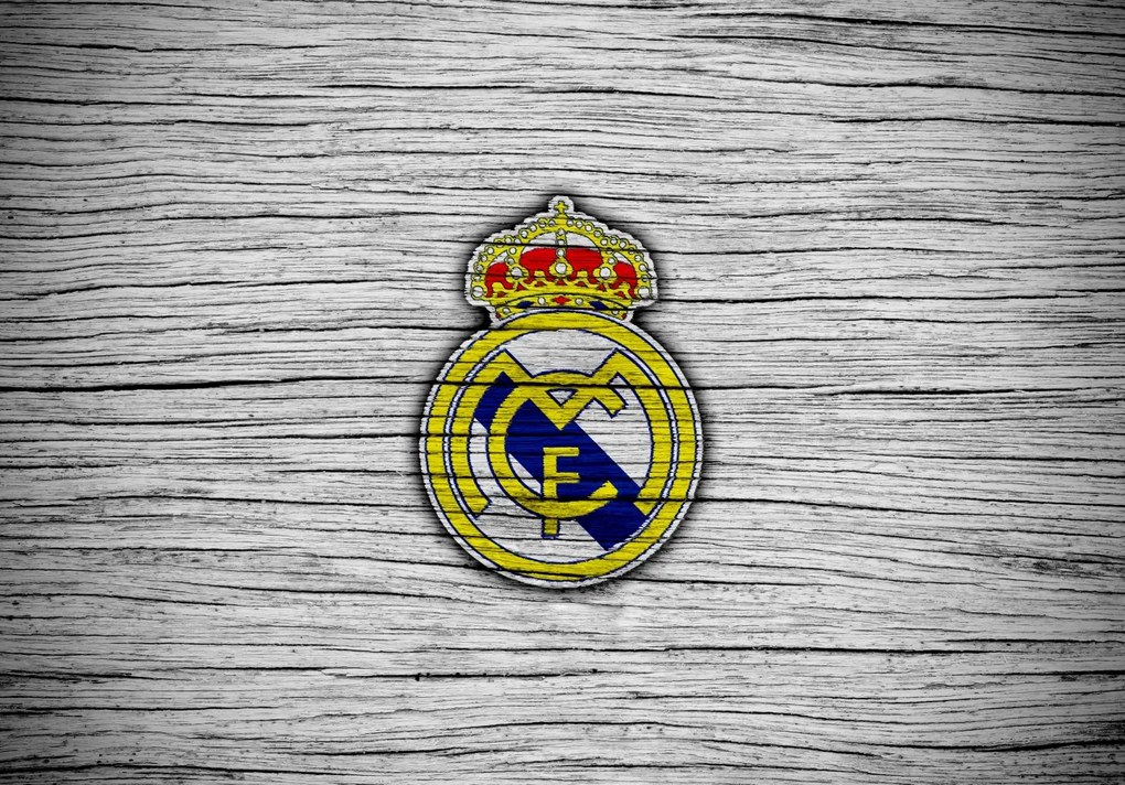 Poszter, Real Madrid. Real Mardit Club de Futball, Spanyolország.