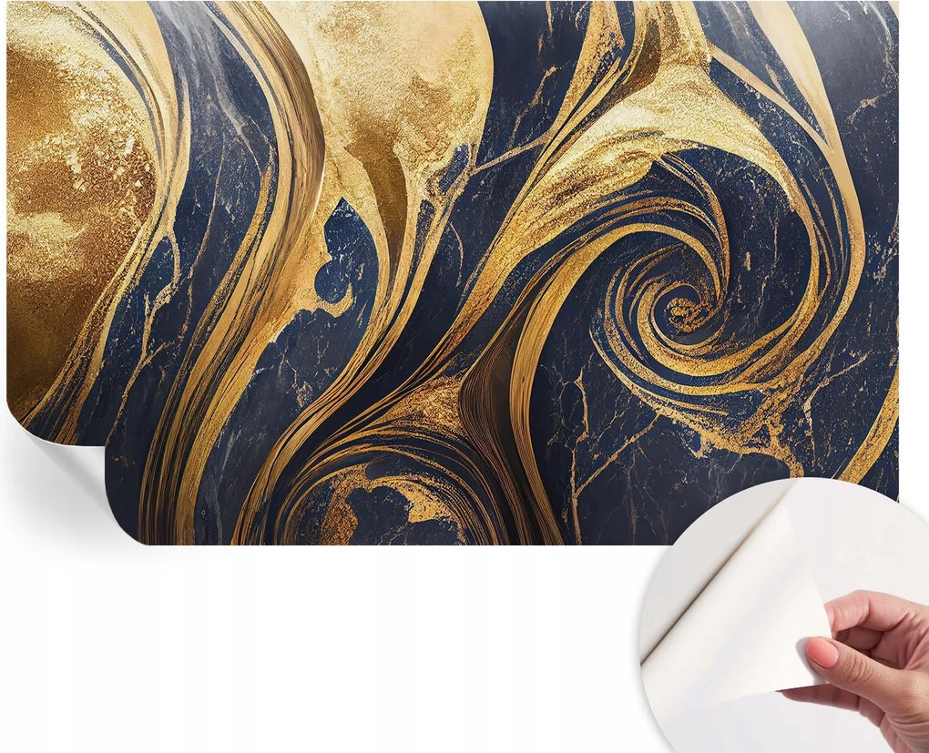 Öntapadós tapéta Fali furnér 3D hatás Márvány minták 416x254 cm