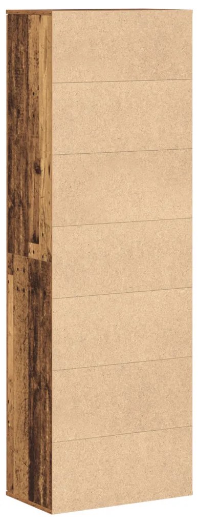 Felsőszekrény Régi Fa 60x35x180 cm Műszaki Fa