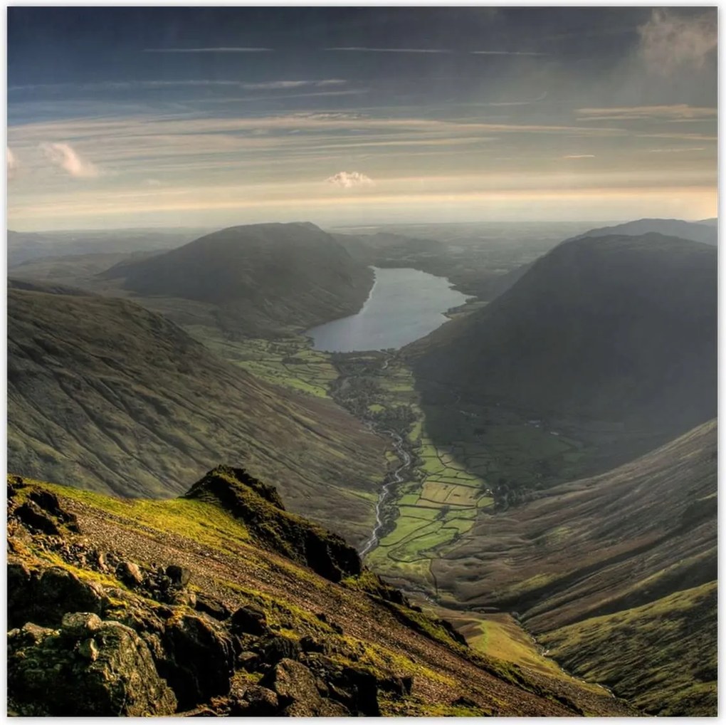 Poszterek 100x100 Hegyi tájkép