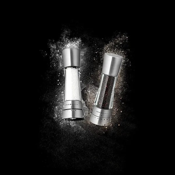 Cole&Mason DERWENT 19 cm borsőrlő, fényes króm kivitel