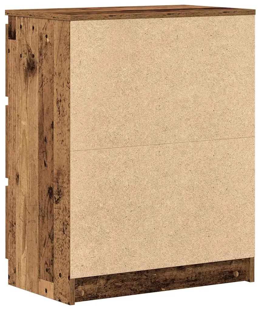 antik fa szerelt fa tálalószekrény 60 x 35 x 76 cm