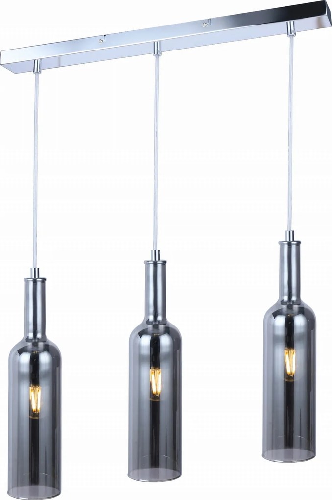 Függő lámpa 3 Láng palack