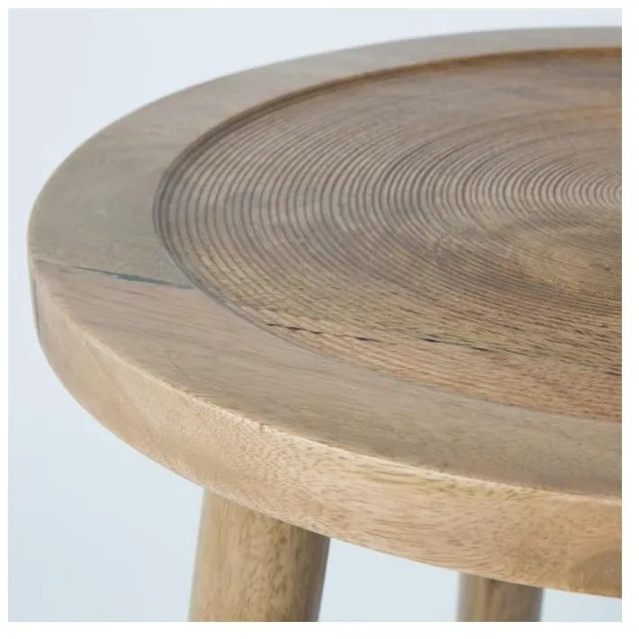 Dendron mangófa tárolóasztal, ⌀ 43 cm - Zuiver