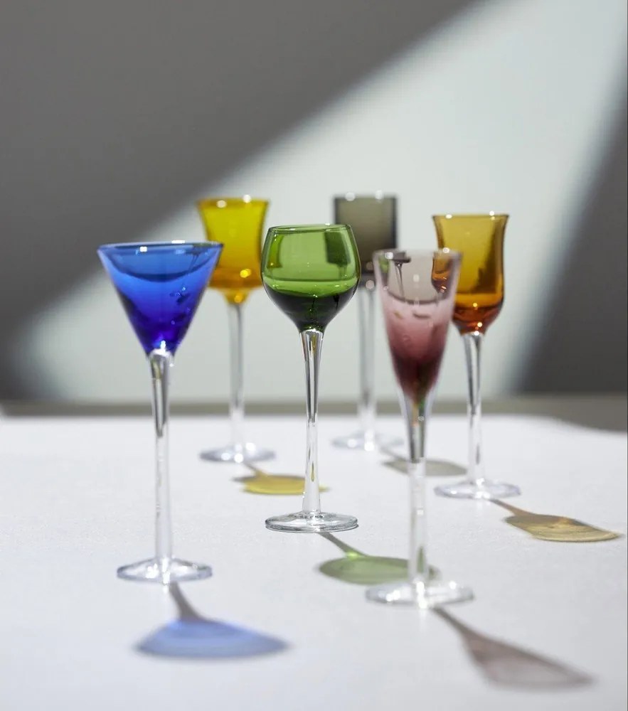 Röviditalos pohár szett 6 db-os 50 ml – Lyngby Glas