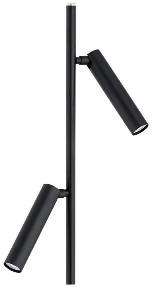 Argon 7082 - Állólámpa TORRE 2xG9/6W/230V fekete