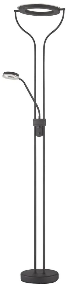 Fekete LED dimmelhető állólámpa (magasság 180 cm) Davos – Fischer & Honsel