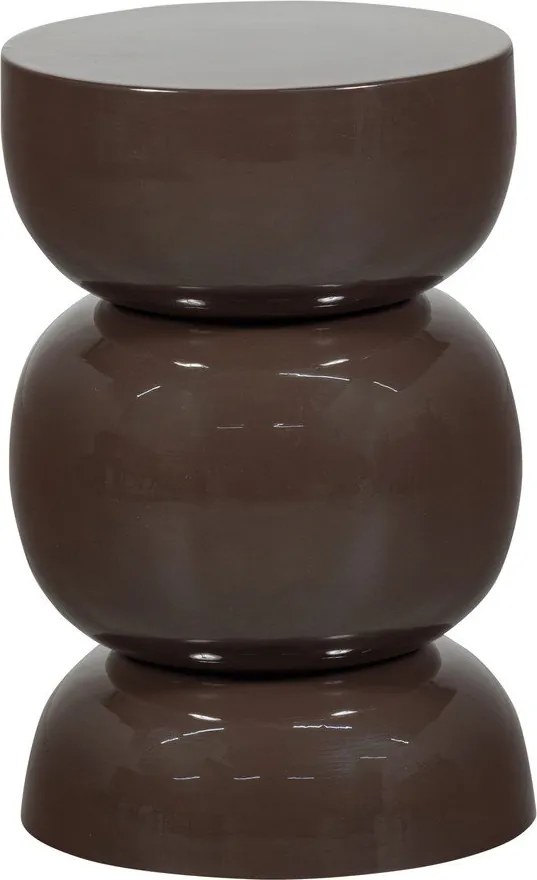 Fém kerek tárolóasztal ø 30 cm Breno – WOOOD