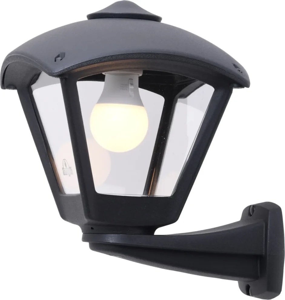 ELSTEAD FMG-NARDODARIOBLK NARDO Klasszikus Kültéri Fali Lámpa Fekete E27 IP55