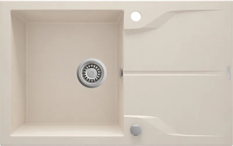 Andante gránit mosogató_beige_1 medence+csepegtető