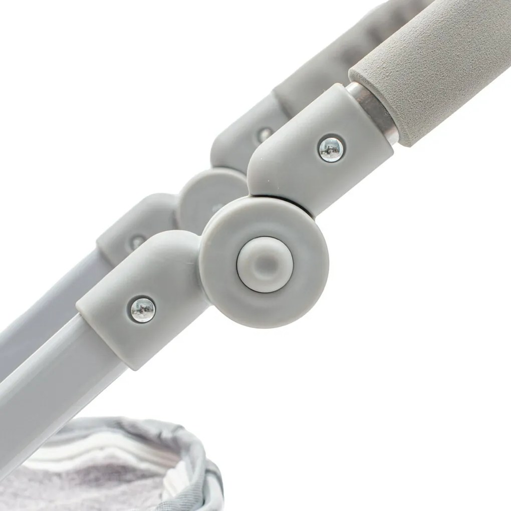 Baby Mix Babakocsi 2 az 1-ben Sophie rózsaszín-szürke, 63,5 x 37 x 63,5 cm