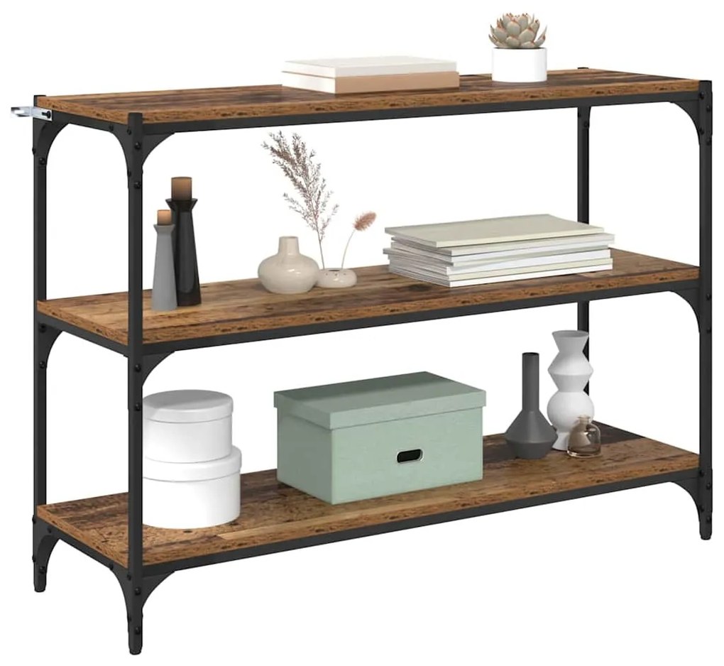 Könyvespolc Régi fa 100 x 33 x 71 cm Faanyag