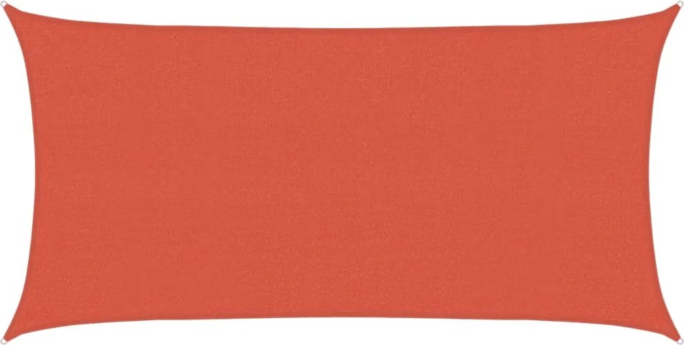vidaXL terrakotta HDPE napvitorla 160 g/m² 2,5 x 5 m