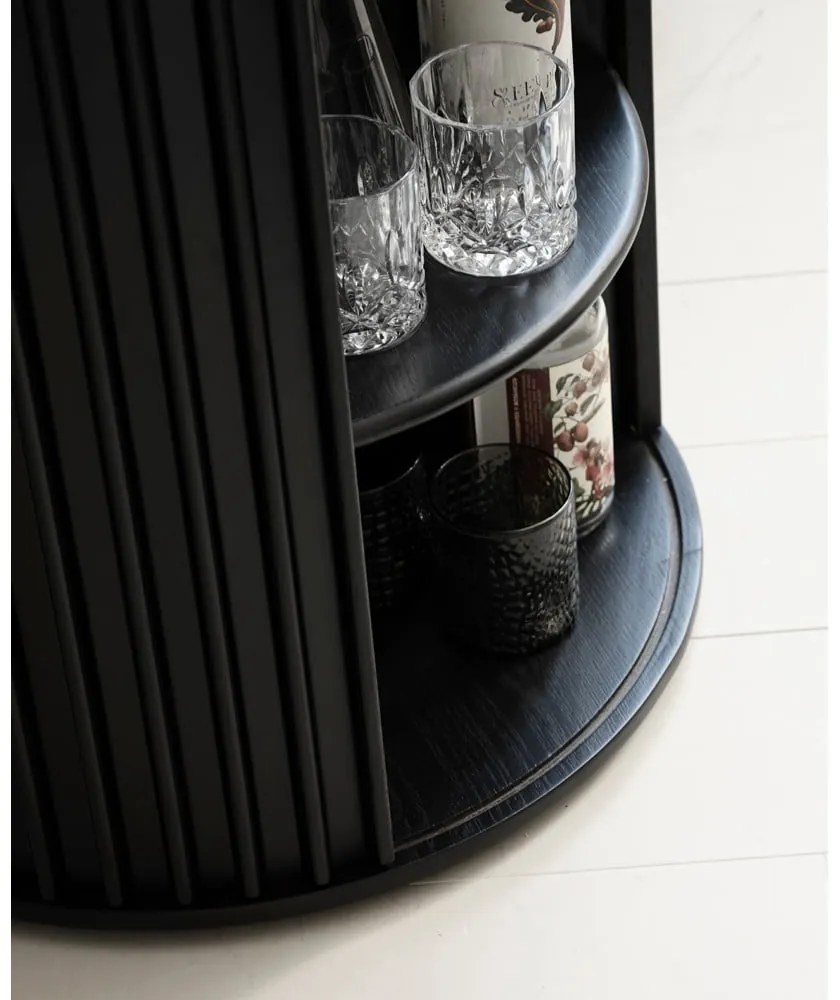 Kerek tárolóasztal ø 60 cm Siena – Unique Furniture