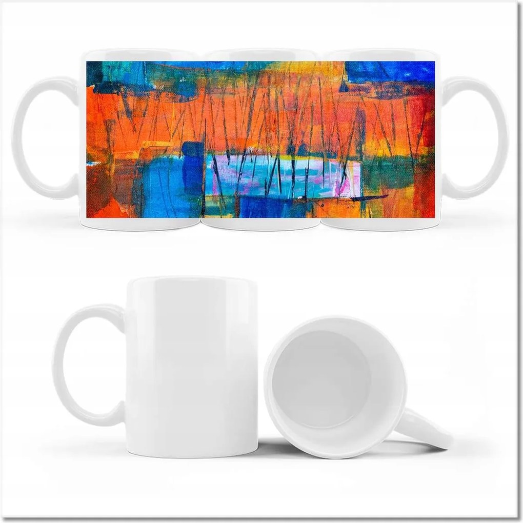 Fényképes bögre Absztrakt Kígyó