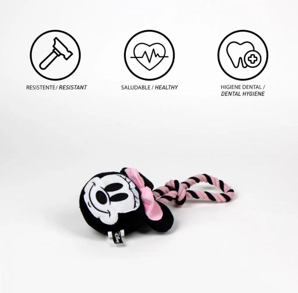 Disney Minnie Pink sípoló kötél kutyajáték 30 cm