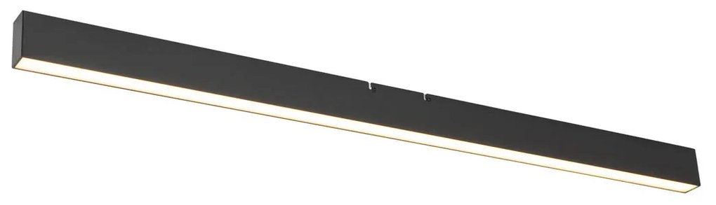 Mennyezeti lámpa fekete LED-del, 3 lépésben szabályozható 2700-4000K dip kapcsolóval - Keane