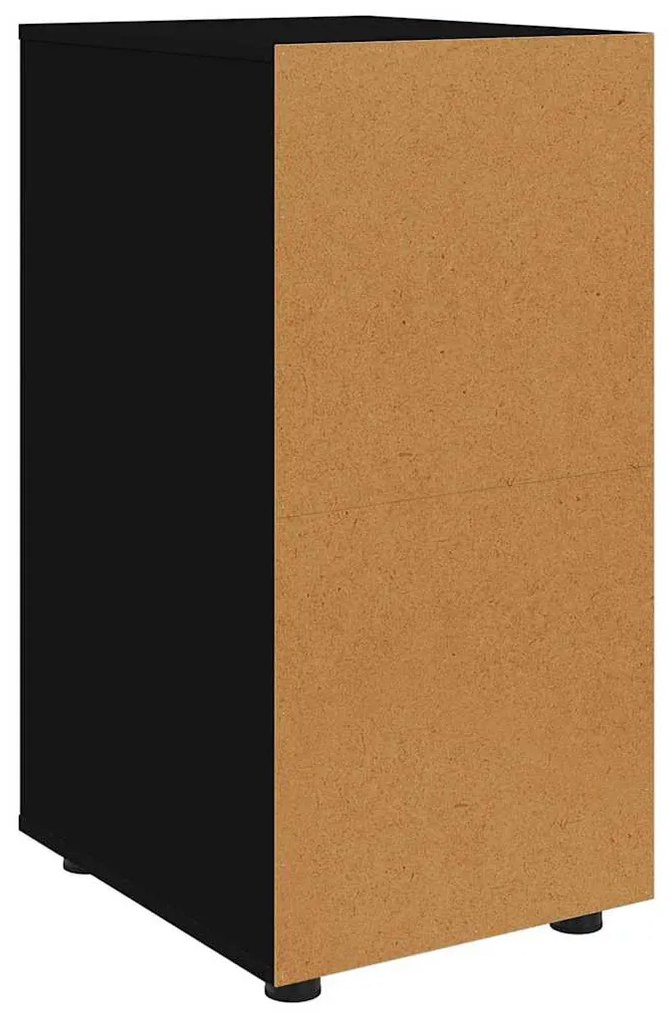 Tárolószekrény Fekete 40 x 48 x 81 cm Faanyag