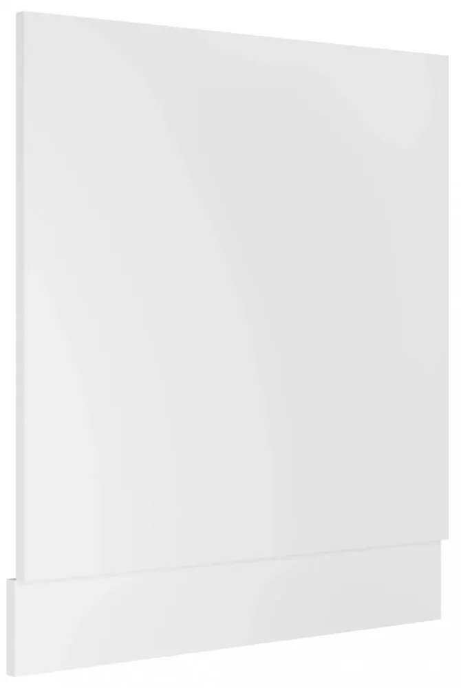 fehér szerelt fa mosogatógép-panel 59,5 x 3 x 67 cm
