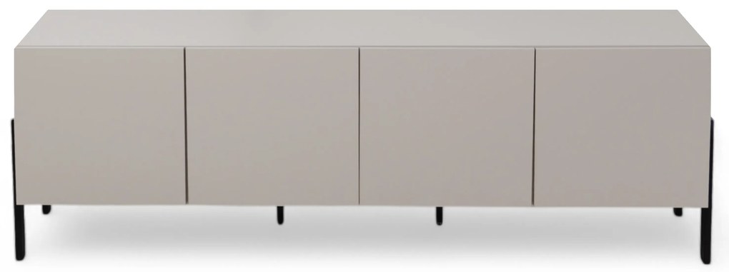 Wezilo tévéállvány 204 cm – kasmír / fekete lábak