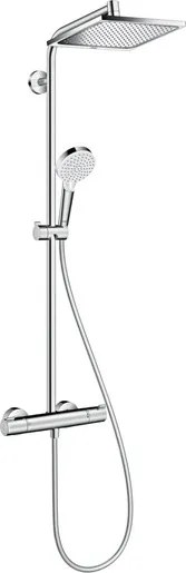 Hansgrohe Crometta E zuhanyrendszer termosztatikus csapteleppel króm 27281000