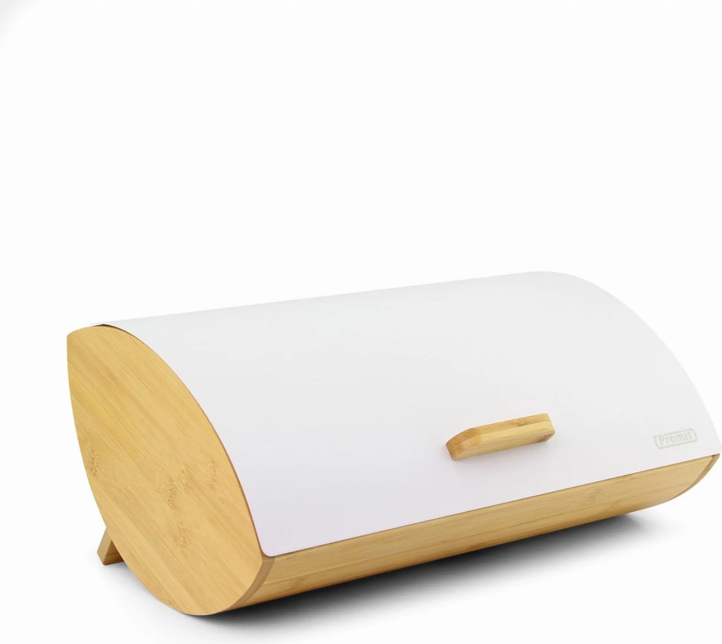 Ovális kenyértartó Promis PCH-3W Francesco, fehér