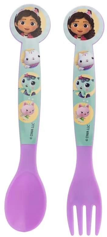 Gabi babaháza Wonderland műanyag evőeszköz készlet - 2 darabos