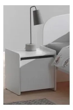 Kiddy fehér gyerek éjjeliszekrény - Vipack
