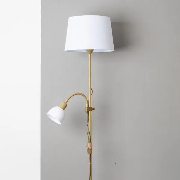 Brilagi - CERIA állólámpa 1xE27/100W/230V + 1xE14/25W arany/fehér