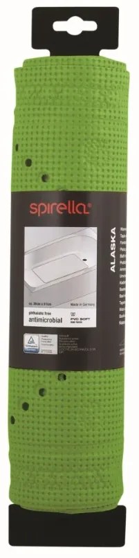 Spirella ALASKA csúszásgátló fürdőkád alátét,világoszöld, 91 x 36 cm