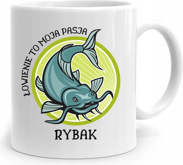 Bögre Ajándék Horgász Horgászat Szenvedély Nyomtatott Fotó