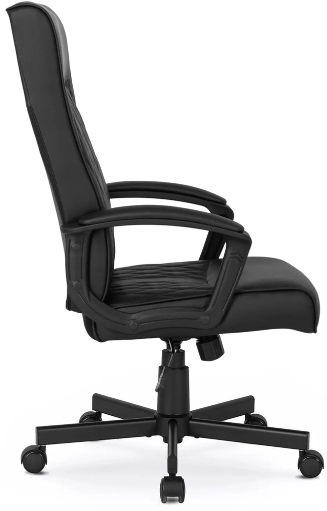 Fekete Eco-bőr Irodai Forgószék SERGIO