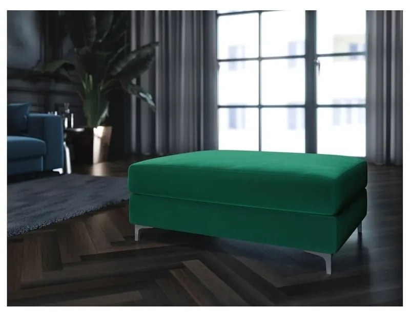 Rothe sötétzöld bársony lábtartó - devichy