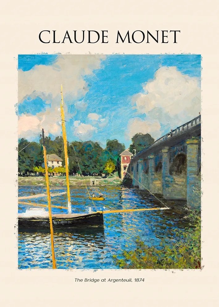 Claude Monet Híd Poszter A1 59,4x84cm kép #414