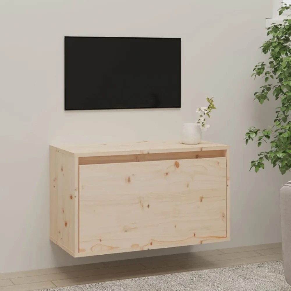 tömör fenyőfa faliszekrény 60 x 30 x 35 cm