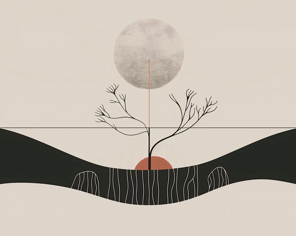 Poszter 76x60,5cm Téli Hold