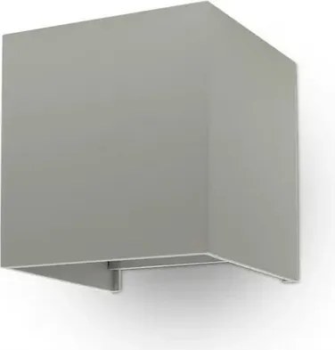 V-tac Kültéri Állítható Négyzetes Falilámpa Szürke 12W 4000K 1110lm 8532